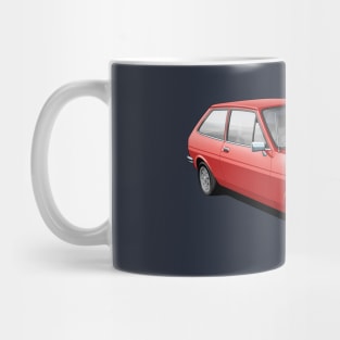 Ford Fiesta Mk 1 in venetian red Mug